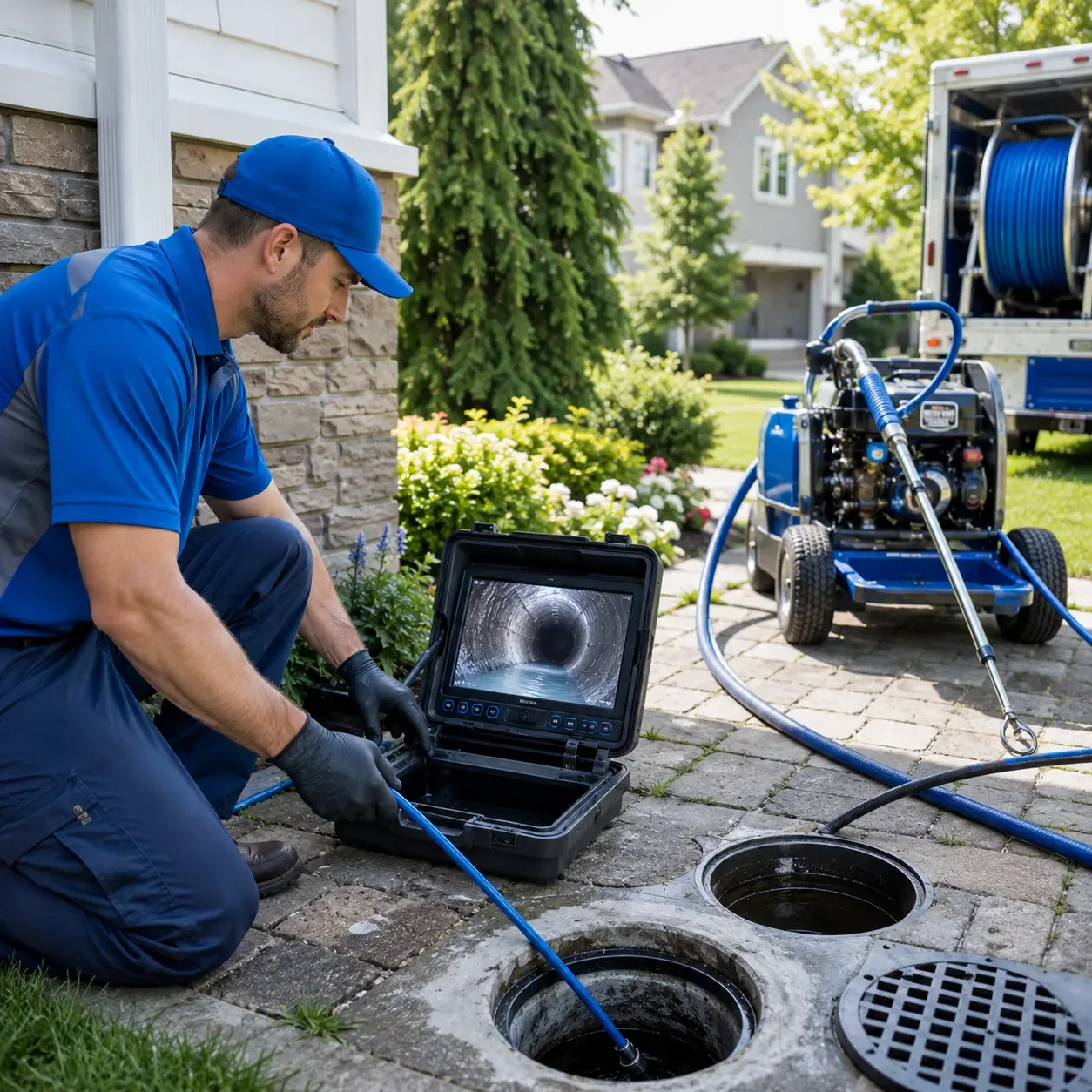 Outdoor drain cleaning professionals serving Kingsley, IA