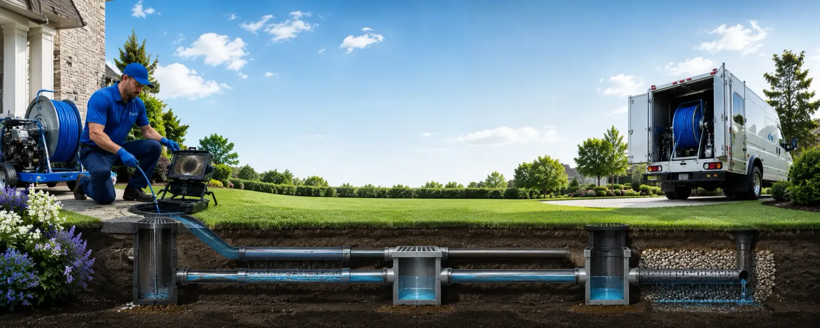 Outdoor drain cleaning information for Kingsley, IA